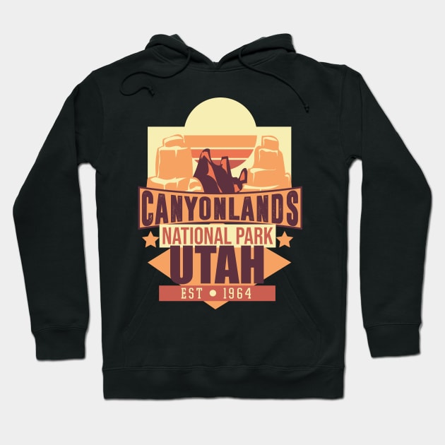 Canyonlands National Park Utah Est 1964 Hoodie by ScottsRed